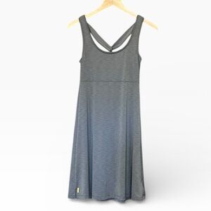 Lole Sporty Sleeveless Sporty Mini Dress Crisscross Back Gray Size 8